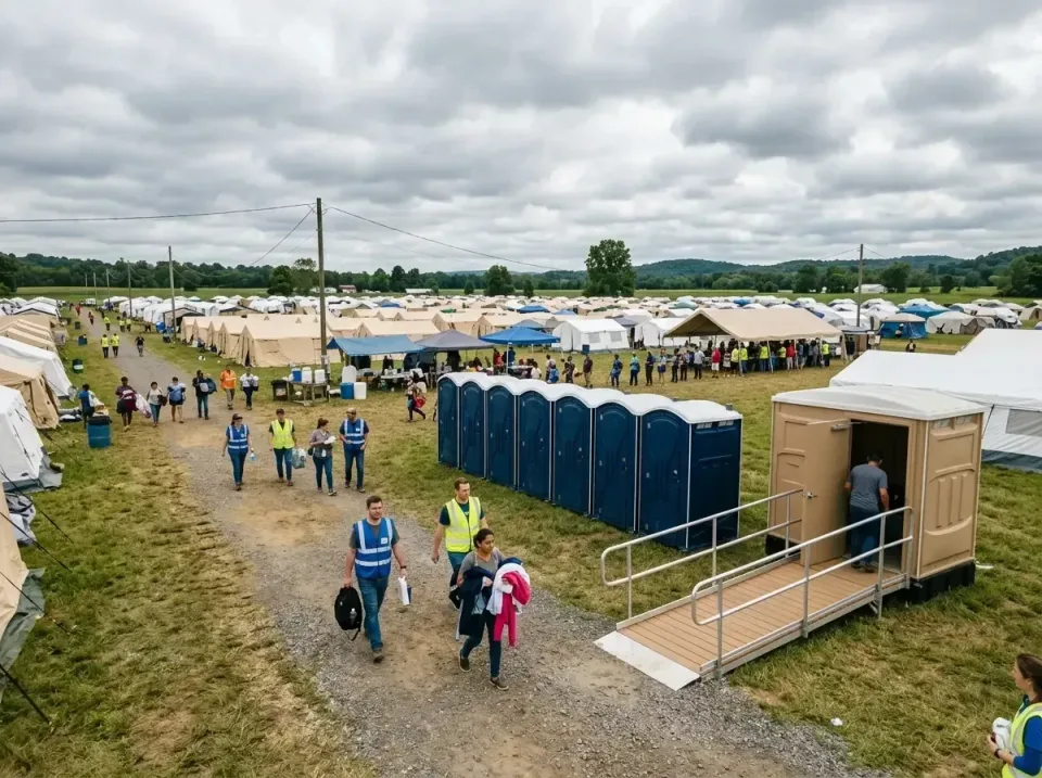 disaster-relief-camp-restrooms-010 — frequently asked questions, Dumpster & Portable Bathrooms Rental in Iola, KS